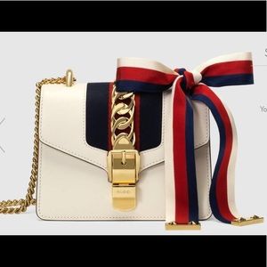 Gucci Sylvie Leather Mini Chain Bag